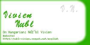 vivien nubl business card